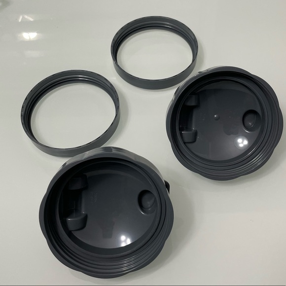 Nutribullet accessories: 2 to go lids and 2 lip rings (NEW!!) - Picture 10 of 11